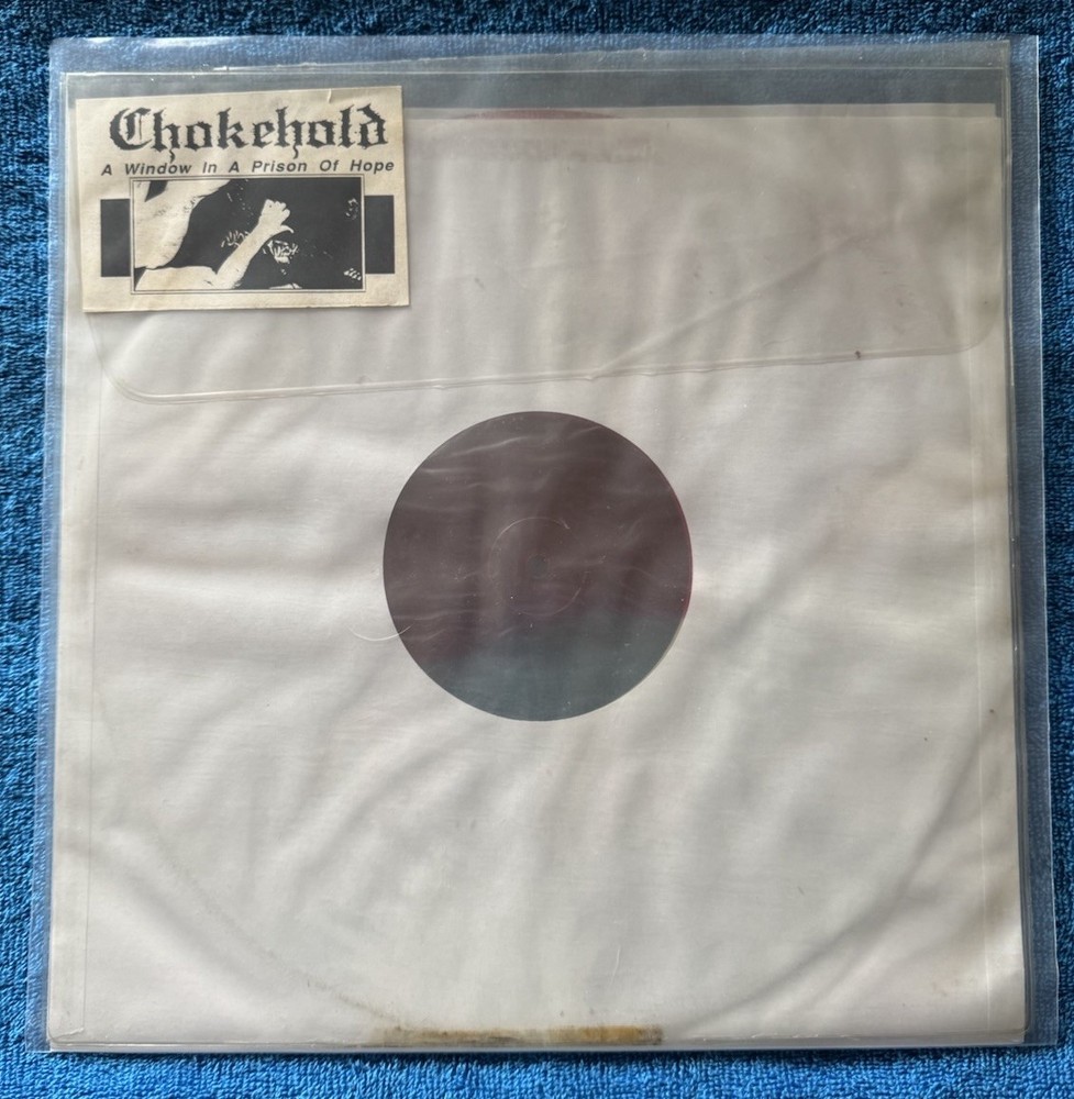 Chokehold A Prison of Hope from Conquer the World Recs. on Clear/Red Vinyl