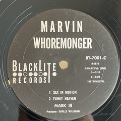 Mark III – Marvin Whoremonger • Original Private Press LP • Disc 2 Only • Hear