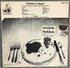 Feederz Teachers in Space Lp 1986 original with insert AZ punk rock