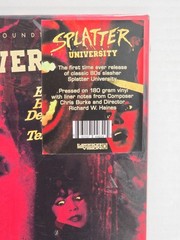 Splatter University Horror Soundtrack Terror Vision Red Blood Splatter Vinyl LP
