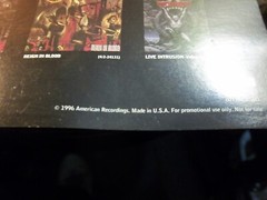 Orig Vintage Slayer Undisputed Attitude 1996 12×12 promoFlat/poster Not a record