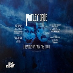 Motley Crue Theatre Of Pain Tour 85 2 LP Blue Smoke Vinyl Live Chicago AUD NEW