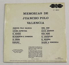 Juancho Polo Valencia ‎– Memorias De Juancho Polo Valencia – Vinyl Colombia 1978