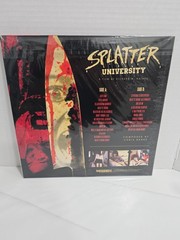 Splatter University Horror Soundtrack Terror Vision Red Blood Splatter Vinyl LP
