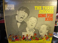 1967 THE THREE STOOGES Sing For Kids LP Vocalion VL 73823 VG-/VG- Scott Spiegel
