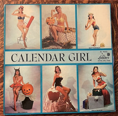 12″ LP~ JULIE LONDON~ 1956~ CALENDAR GIRL~ GATEFOLD COVER/MAROON LABEL~ NICE!