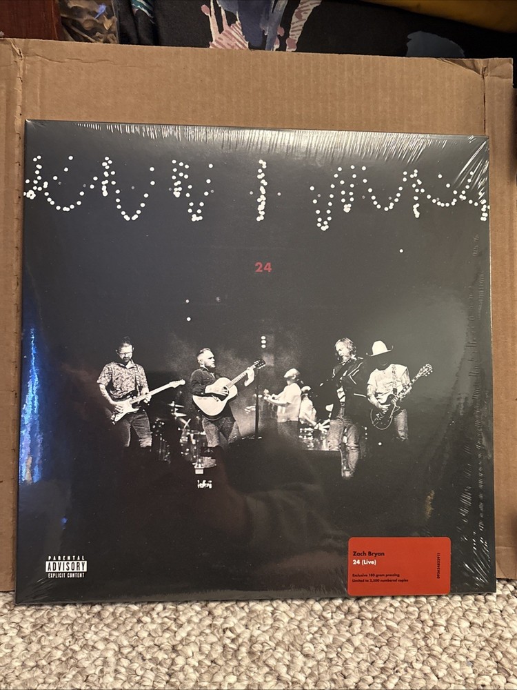 ZACH BRYAN 24 (Live) 3LP Limited Edition /2500 Vinyl LP