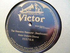 1916 VICTOR Oratorio Chorus BEETHOVEN FIDELIO Prisoners Die Himmel rühmen 35576