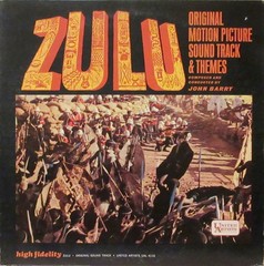 JOHN BARRY SOUNDTRACK TO ZULU MONO WHITE LABEL VINYL NEAR MINT!