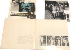 The Beatles The White Album 2x LP Orange label w poster &bonus paper photo Nm