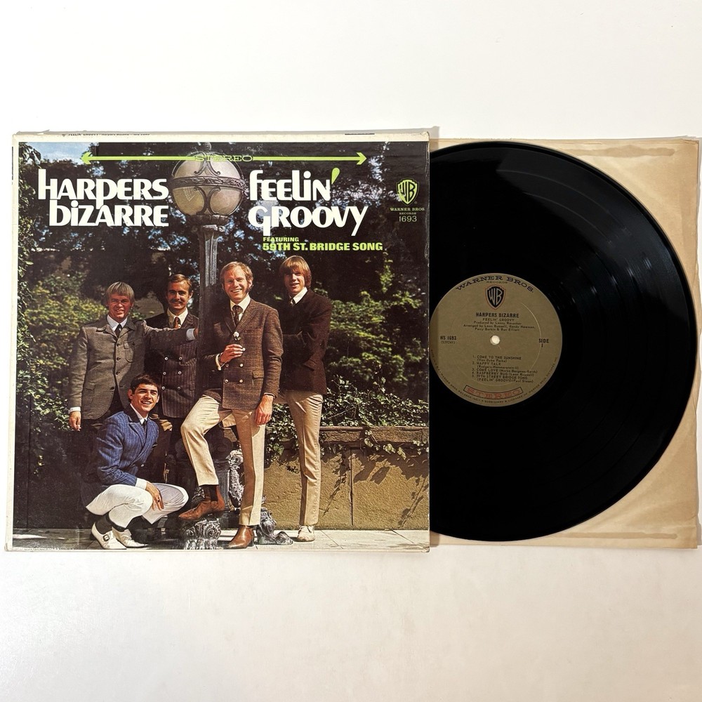 Harpers Bizarre Feelin’ Groovy 1967 LP Warner Bros Stereo 59th Street Bridge