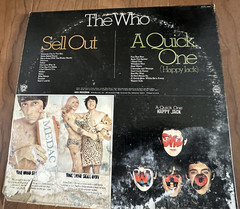 A Quick One/Sell Out by The Who original 1973 release double vinyl LP