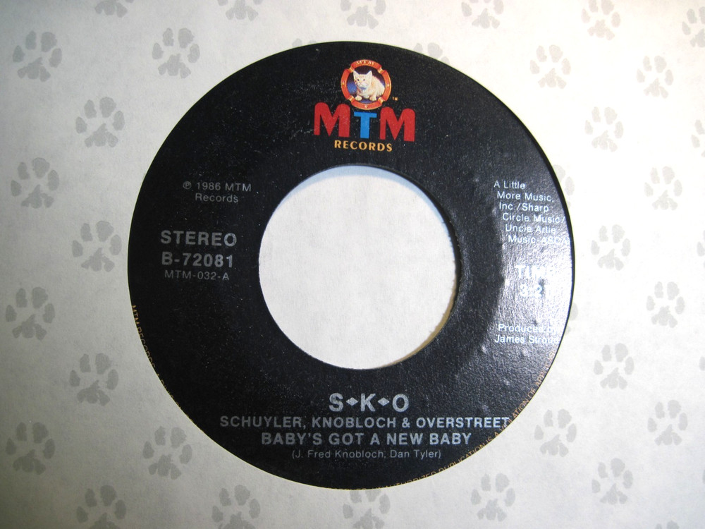 S-K-O / SCHUYLER * 45 * Baby’s Got A New Baby * 1986 #1 * UNPLAYED MINT ! * NOS