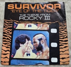 SURVIVOR – EYE OF THE TIGER UK 7″ SINGLE 1982 SCT A2411 ROCK