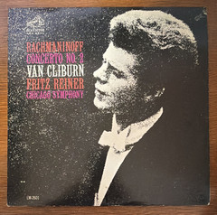 RCA Victor Rachmaninoff Concerto No. 2 Van Cliburn Reiner LM-2601 1958
