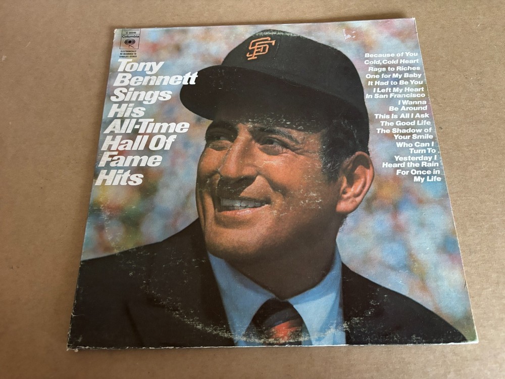 Tony Bennett Sings His All Time Hall of Fame Hits Columbia Records VINYL LP