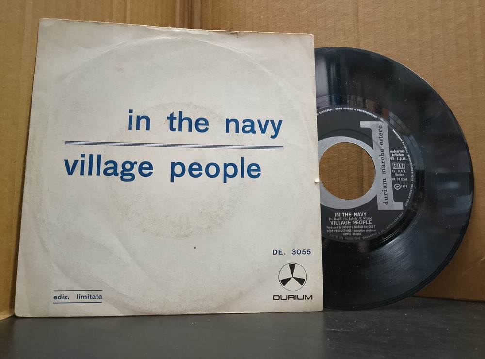 VILLAGE PEOPLE IN THE NAVY EDIZIONE LIMITATA 45 GIRI
