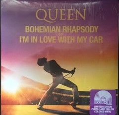 QUEEN – BOHEMIAN RHAPSODY – 7-INCH PURPLE/YELLOW 45-RPM COLORED VINYL – NEW!