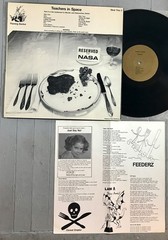 Feederz Teachers in Space Lp 1986 original with insert AZ punk rock