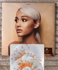 Ariana Grande Sweetener 2 LP Clear Orange Splatter Urban Outfitters UO SEALED