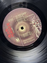 Iron Maiden Killers LP, First US Pressing, Clean VG Disc