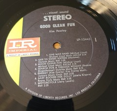 Kim Fowley Good Clean Fun Imperial Records Psych Rock Vinyl LP