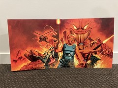 Contra III The Alien Wars VGM Vinyl LP Blue/Red Variant Signed by Paul Mann