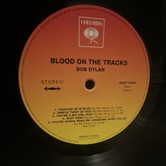 Bob Dylan Blood on the Tracks Columbia 12″ 33RPM Stereo Black Vinyl LP Rock