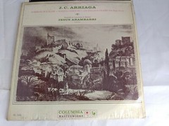 J.C. ARRIAGA NM Symphony in D Nonetto-Overture Arambarri Madrid Columbia ML-5464