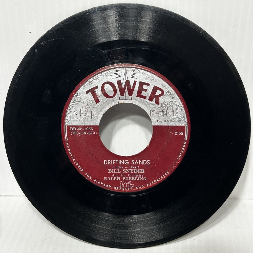 Bill Snyder – Drifting Sands / Bewitched 7″ Single 1963 Tower Jazz Pop 45 RPM