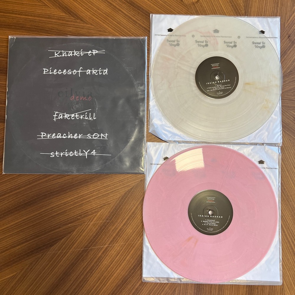 Isaiah Rashad Cilvia Demo Vinyl 2 LP Record Bootleg Unofficial