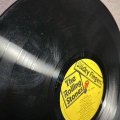 The Rolling Stones – Sticky Fingers Vinyl Record FIRST UK Pressing 1971 Zip