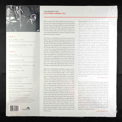 Dave Brubeck Trio Live From Vienna 1967 Vinyl LP RSD 2022 180g New Sealed
