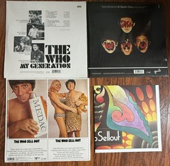 Lot of 3 The Who 2015 180G Vinyl LP Reissues My Generation A Quick One Sell Out