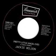 JACKIE WILSON Pretty Little Angel Eyes – New Northern Soul 45 (Sonic Wax) 7″ 60s