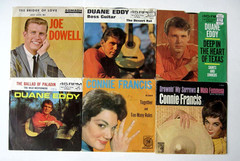 Lot of 44-Cleaned and Tested 50’s and 60’s Lower Grade 45″s with Picture Sleeves
