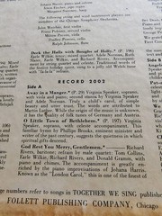 Irving Wolfe Christmas. Carols Records collection
