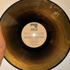 GEORGE WINSTON – Winter Into Spring (1982 Translucent)- 12″ Vinyl Record LP – EX