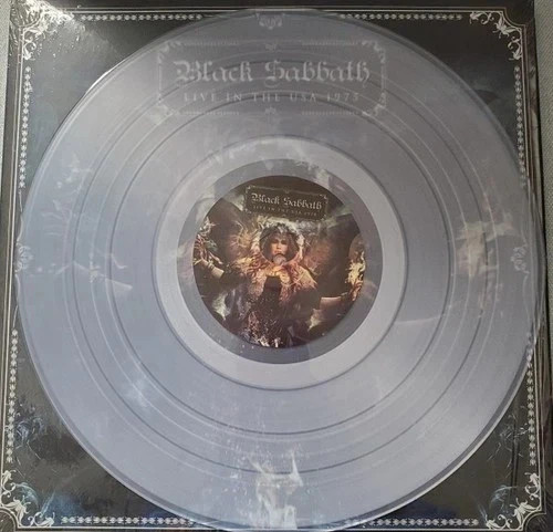 Black Sabbath: Live In The USA 1975 – Limited Edition 2 LP Clear Vinyl Set NEW