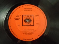JOHNNY WINTER SECOND WINTER LP X 2 GATEFOLD 1969 PLAY TESTED / 63913/ CBS