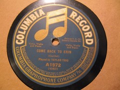 1916 Albert TAYLOR TRIO William Berge CELLO Alexander Hackel COLUMBIA A1972