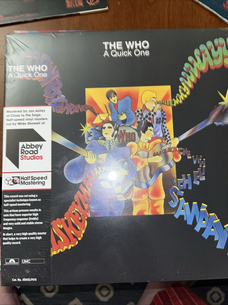 THE WHO A Quick One SEALED Half Speed Mastered LP New Polydor Germany Sealed