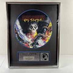 Alice Cooper Hey Stoopid vinyl in frame One Of A Kind.