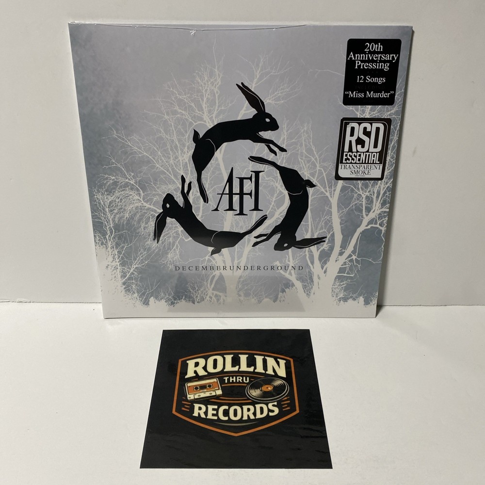 AFI • Decemberunderground • 20th Anniversary Transparent Smoke RSD Vinyl LP