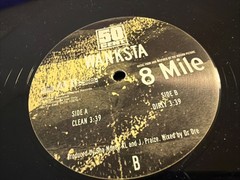 (2x) 50 Cent- Wanksta (Clean/ Dirty Versions) – 12” Vinyl Single (8 Mile) 2002