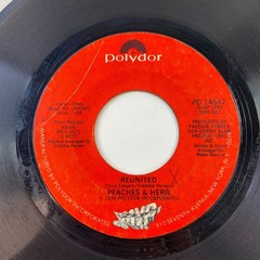Vintage Polydor Records 45 RPM Vinyl Single Peaches & Herb Easy As Pie/Reunited