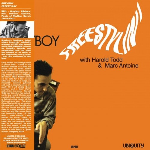 GREYBOY Freestylin’ RSD LP NEW COLORED VINYL Ubiquity reissue