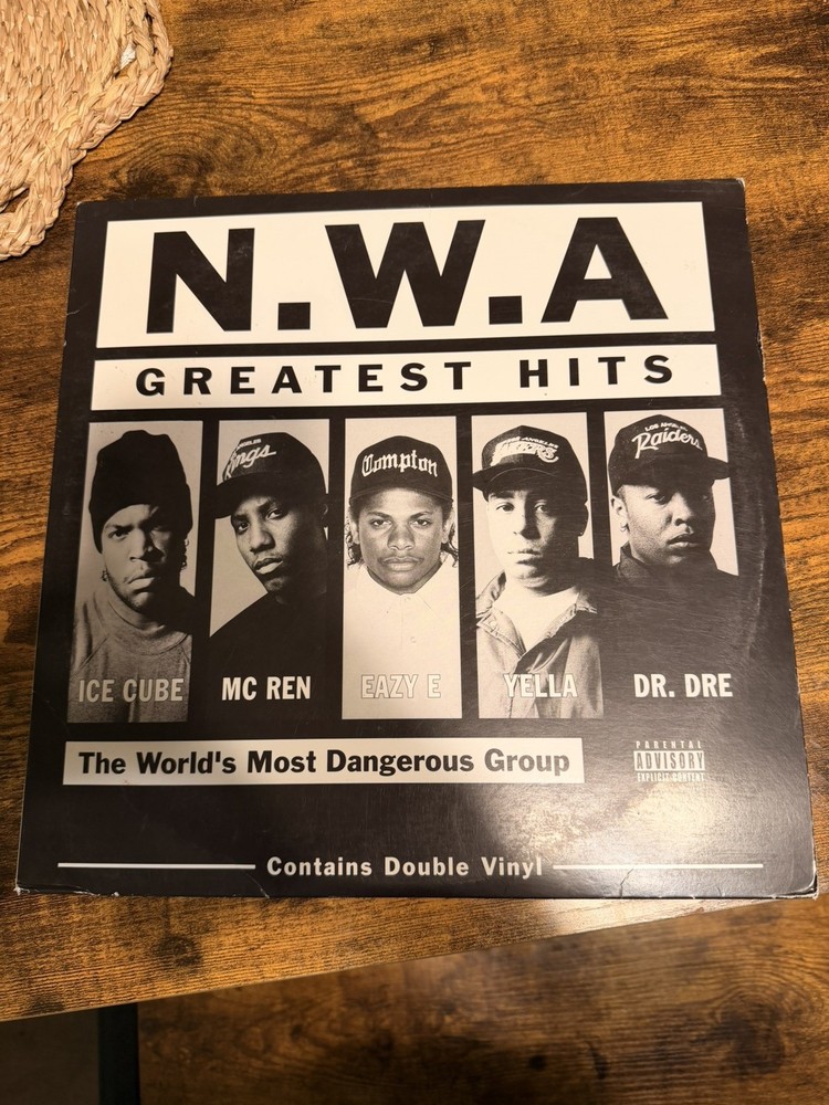 NWA Greatest Hits BEST OF 21 ESSENTIAL SONGS Black Vinyl Record 2 LP