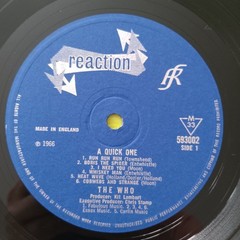 The Who – A Quick One UK OG MONO – 1966 – 593 002 – Used – VG++ – Vinyl