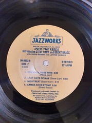 STEVE CARR & BRENT BRACE into the reeds JAZZWORKS 12″ LP Record 1981 JW 9802